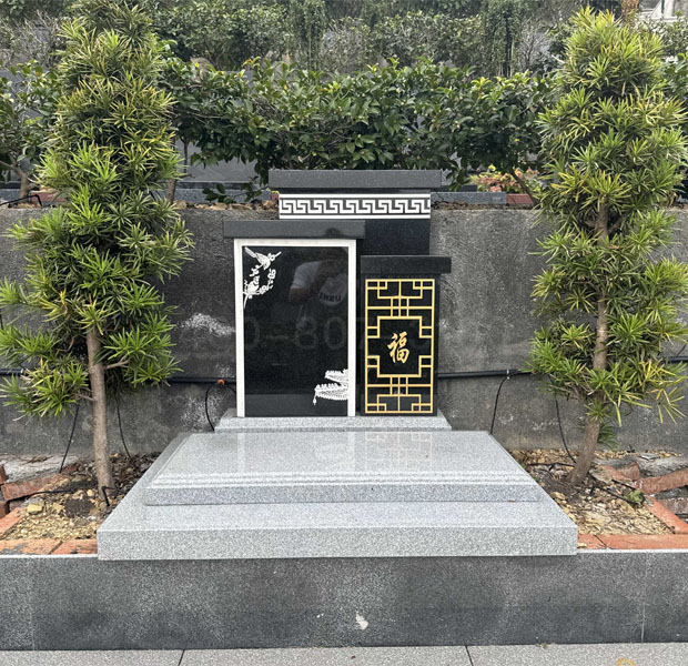 杭州泰和陵园艺术立碑墓型3号树葬
